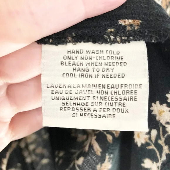 Denim & Supply Long Sleeve Floral Blouse, Medium - Picture 6 of 7